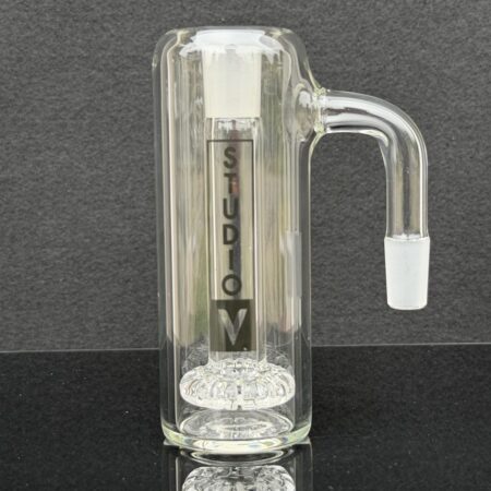 14mm 90° Studio V Showerhead Ash Catcher Accessories Tako Glass 14mm 90 studio v showerhead ash catcher
