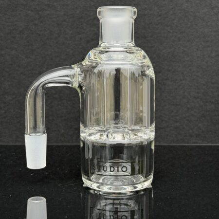14mm 90° Studio V Dry Ash Catcher Accessories Tako Glass 14mm 90 studio v dry ash catcher