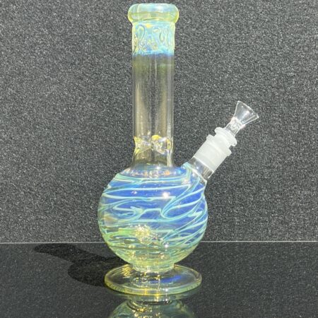 10″ Ripple Fume Martini Bubble Bong All Pipes and Accessories Tako Glass 10" Ripple Fume Martini Bubble Bong
