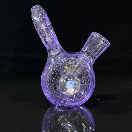 Punchy Purple Donut Opal Mini Dab Rig Dab Rigs Tako Glass Punchy Purple Donut Opal Mini Dab Rig