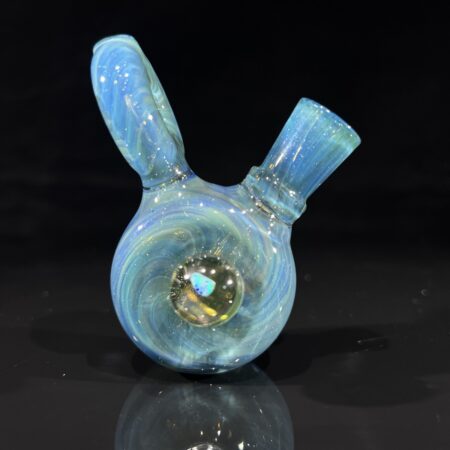 Sea Blue Donut Opal Mini Dab Rig
