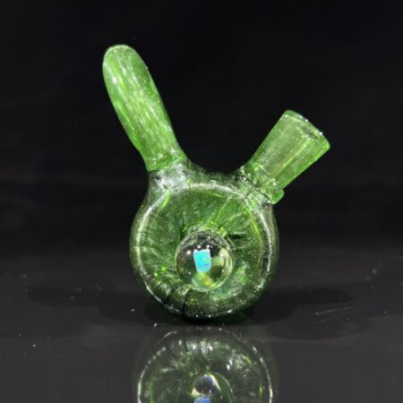 Forest Green Donut Opal Mini Dab Rig