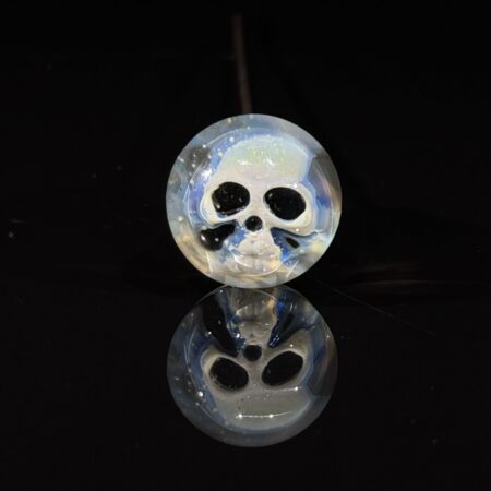Silver Fume Skull Poker
