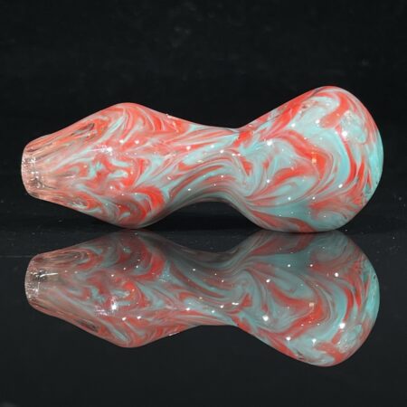 Swirled Chaos Spoon Pipe All Pipes and Accessories Tako Glass Swirled Chaos Spoon Pipe