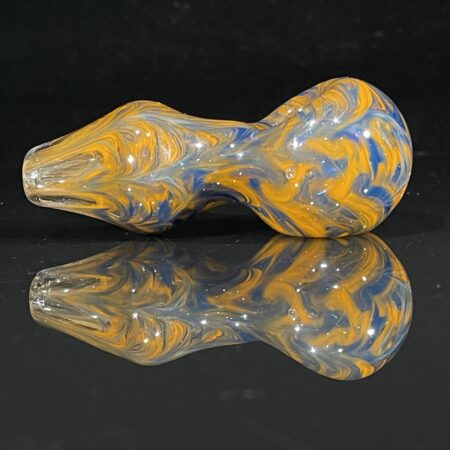 Swirled Chaos Spoon Pipe All Pipes and Accessories Tako Glass Swirled Chaos Spoon Pipe