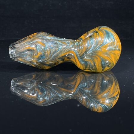 Swirled Chaos Spoon Pipe All Pipes and Accessories Tako Glass Swirled Chaos Spoon Pipe
