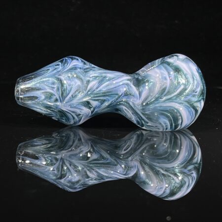 Swirled Chaos Spoon Pipe All Pipes and Accessories Tako Glass Swirled Chaos Spoon Pipe