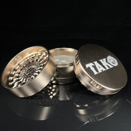Tako Logo XL Millstone Herb Grinder - Copper