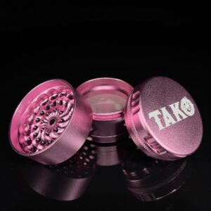 Tako Logo Millstone Herb Grinder - Rose
