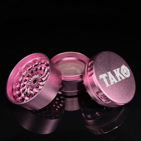 Tako Logo Millstone Herb Grinder - Rose