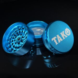 Tako Logo Millstone Herb Grinder - Sky Blue