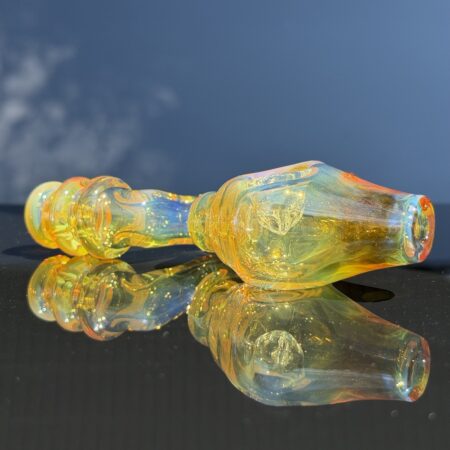 4-Hole Silver Fume Steamroller All Pipes and Accessories Tako Glass 4-Hole Silver Fume Steamroller