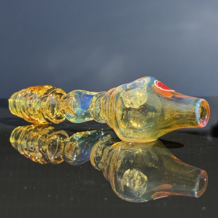4-Hole Silver Fume Steamroller All Pipes and Accessories Tako Glass 4-Hole Silver Fume Steamroller