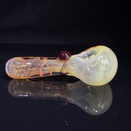 3-Hole Fumed Swirly Spoon All Pipes and Accessories Tako Glass 3-Hole Fumed Swirly Spoon