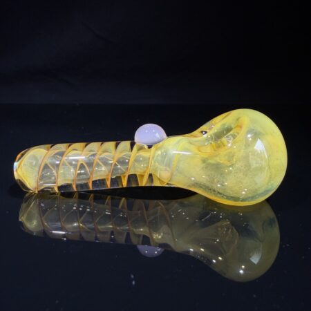 3-Hole Fumed Swirly Spoon All Pipes and Accessories Tako Glass 3-Hole Fumed Swirly Spoon