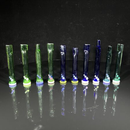 7-hole Pinch Hitter Chillum All Pipes and Accessories Tako Glass 7-hole Pinch Hitter Chillum