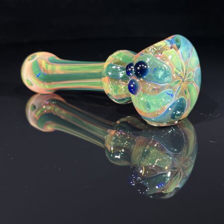 Fume Stripe Spoon Pipe All Pipes and Accessories Tako Glass Fume Stripe Spoon Pipe