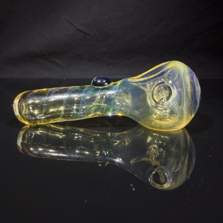 3-Hole Fumed Swirly Spoon All Pipes and Accessories Tako Glass 3-Hole Fumed Swirly Spoon