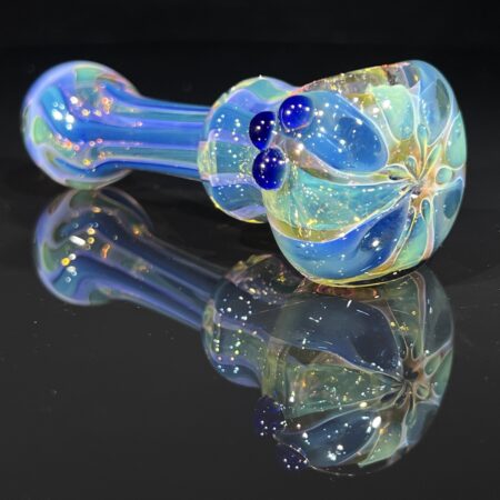 Fume Stripe Spoon Pipe All Pipes and Accessories Tako Glass Fume Stripe Spoon Pipe