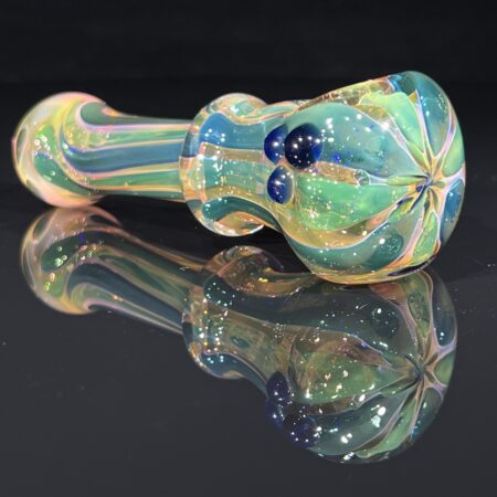 Fume Stripe Spoon Pipe All Pipes and Accessories Tako Glass Fume Stripe Spoon Pipe