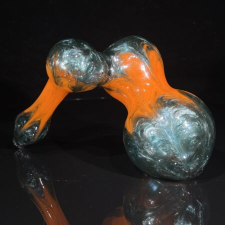 Humboldt Two-Tone Mega Sidecar Bubbler All Pipes and Accessories Tako Glass Humboldt Two-Tone Mega Sidecar Bubbler