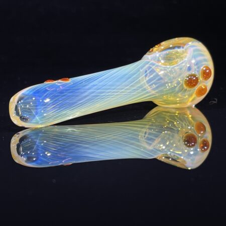 Fume Swirl Glass Spoon Pipe All Pipes and Accessories Tako Glass Fume Swirl Glass Spoon Pipe
