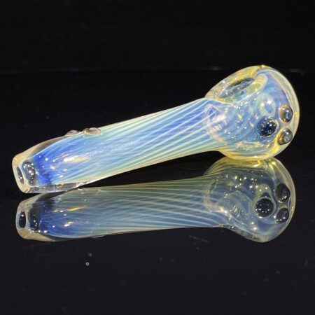 Fume Swirl Glass Spoon Pipe All Pipes and Accessories Tako Glass Fume Swirl Glass Spoon Pipe