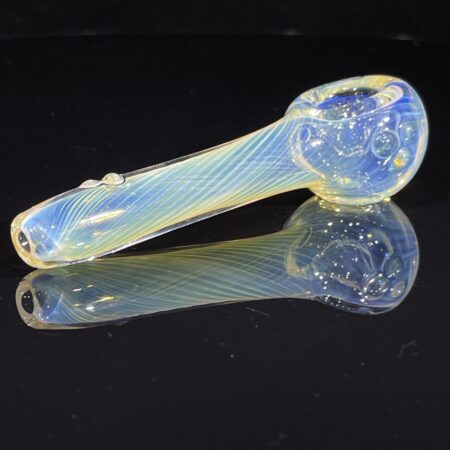 Fume Swirl Glass Spoon Pipe All Pipes and Accessories Tako Glass Fume Swirl Glass Spoon Pipe