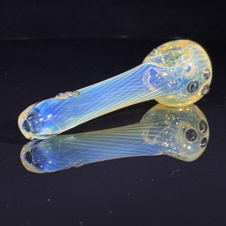 Fume Swirl Glass Spoon Pipe All Pipes and Accessories Tako Glass Fume Swirl Glass Spoon Pipe