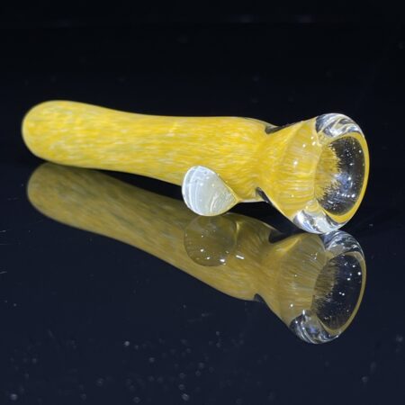 Flowing Frit Chillum All Pipes and Accessories Tako Glass Faded Frit Chillum