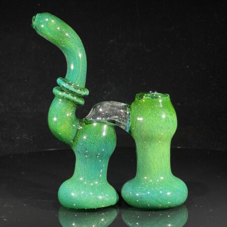 Siamese Iguana Double Bubbler All Pipes and Accessories Tako Glass Siamese Iguana Double Bubbler