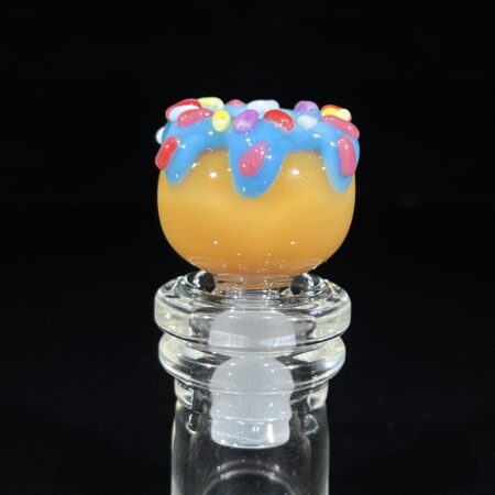 14mm Frosted Donut Pull Slide All Pipes and Accessories Tako Glass 14mm Frosted Donut Pull Slide