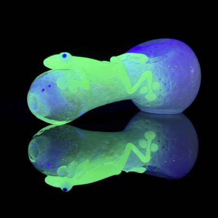 Glow Lizard Spoon Pipe
