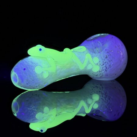 Glow Lizard Spoon Pipe