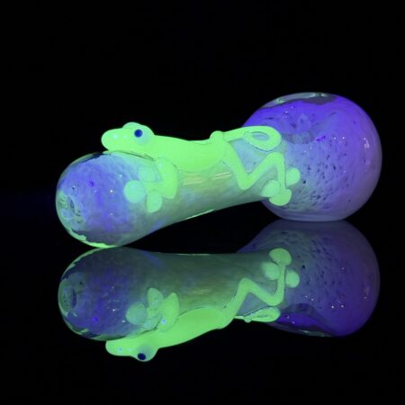 Glow Lizard Spoon Pipe