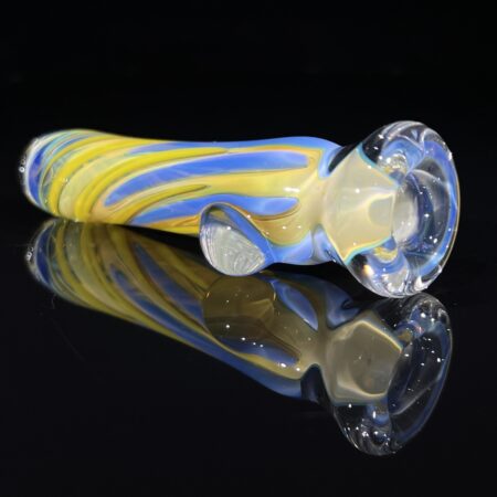 2-Tone Fume Chillum All Pipes and Accessories Tako Glass 2-Tone Fume Chillum