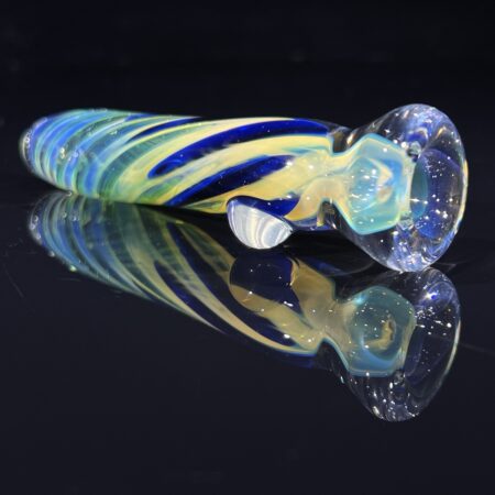 2-Tone Fume Chillum All Pipes and Accessories Tako Glass 2-Tone Fume Chillum