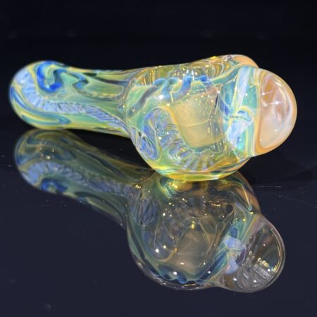 Fumed Inside Out Spoon Pipe Dry Pipes Tako Glass Fumed Inside Out Spoon Pipe