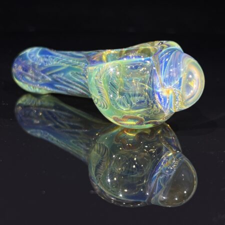 Fumed Inside Out Spoon Pipe Dry Pipes Tako Glass Fumed Inside Out Spoon Pipe