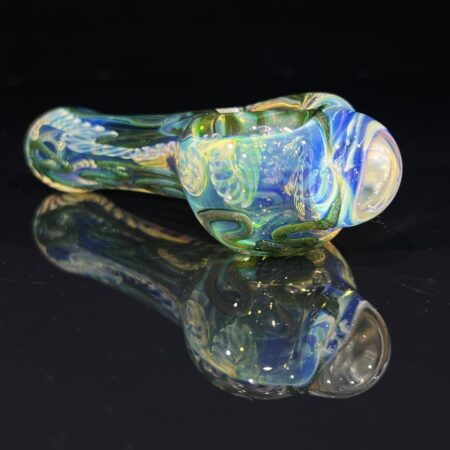 Fumed Inside Out Spoon Pipe Dry Pipes Tako Glass Fumed Inside Out Spoon Pipe