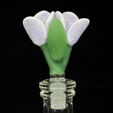 14mm Dual Bowl Tulip Pull Slide Accessories Tako Glass 14mm dual bowl tulip pull slide