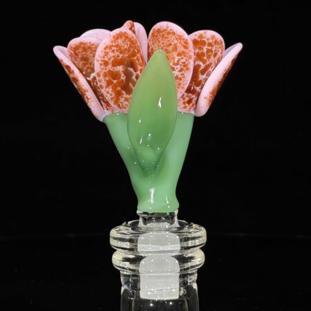 14mm Dual Bowl Tulip Pull Slide Accessories Tako Glass 14mm dual bowl tulip pull slide