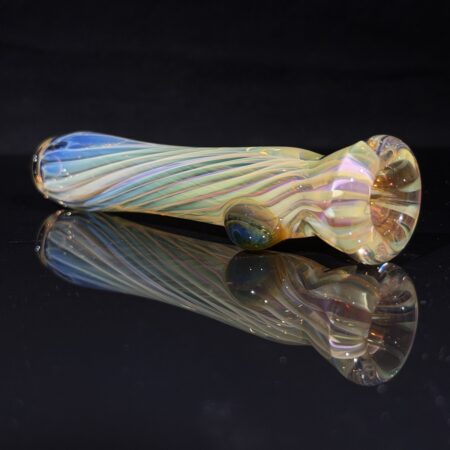 Spiral Fumed Chillum All Pipes and Accessories Tako Glass Spiral Fumed Chillum