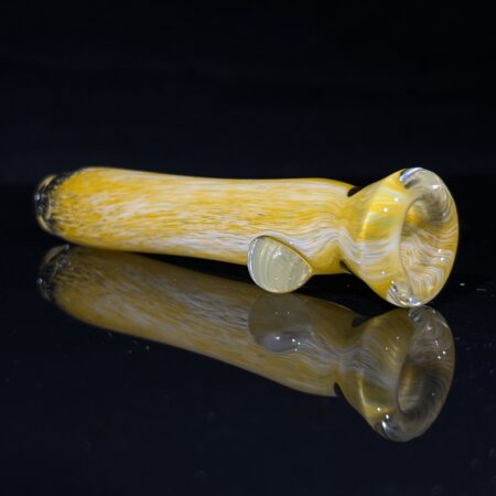 Flowing Frit Chillum All Pipes and Accessories Tako Glass Flowing Frit Chillum