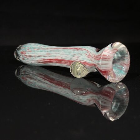 Flowing Frit Chillum All Pipes and Accessories Tako Glass Flowing Frit Chillum