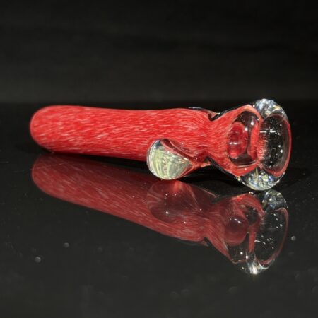 Flowing Frit Chillum All Pipes and Accessories Tako Glass Flowing Frit Chillum