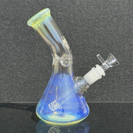 8" bent neck fume beaker bong