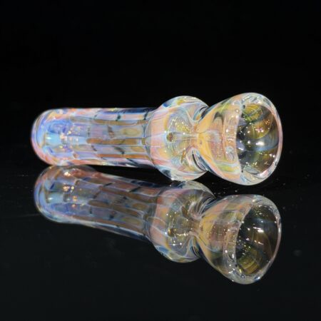 Rose Gold Fume Chillum All Pipes and Accessories Tako Glass Rose Gold Fume Chillum