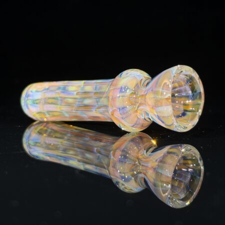Rose Gold Fume Chillum All Pipes and Accessories Tako Glass Rose Gold Fume Chillum