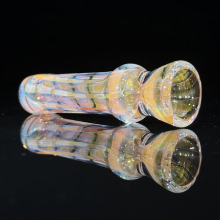 Rose Gold Fume Chillum All Pipes and Accessories Tako Glass Rose Gold Fume Chillum